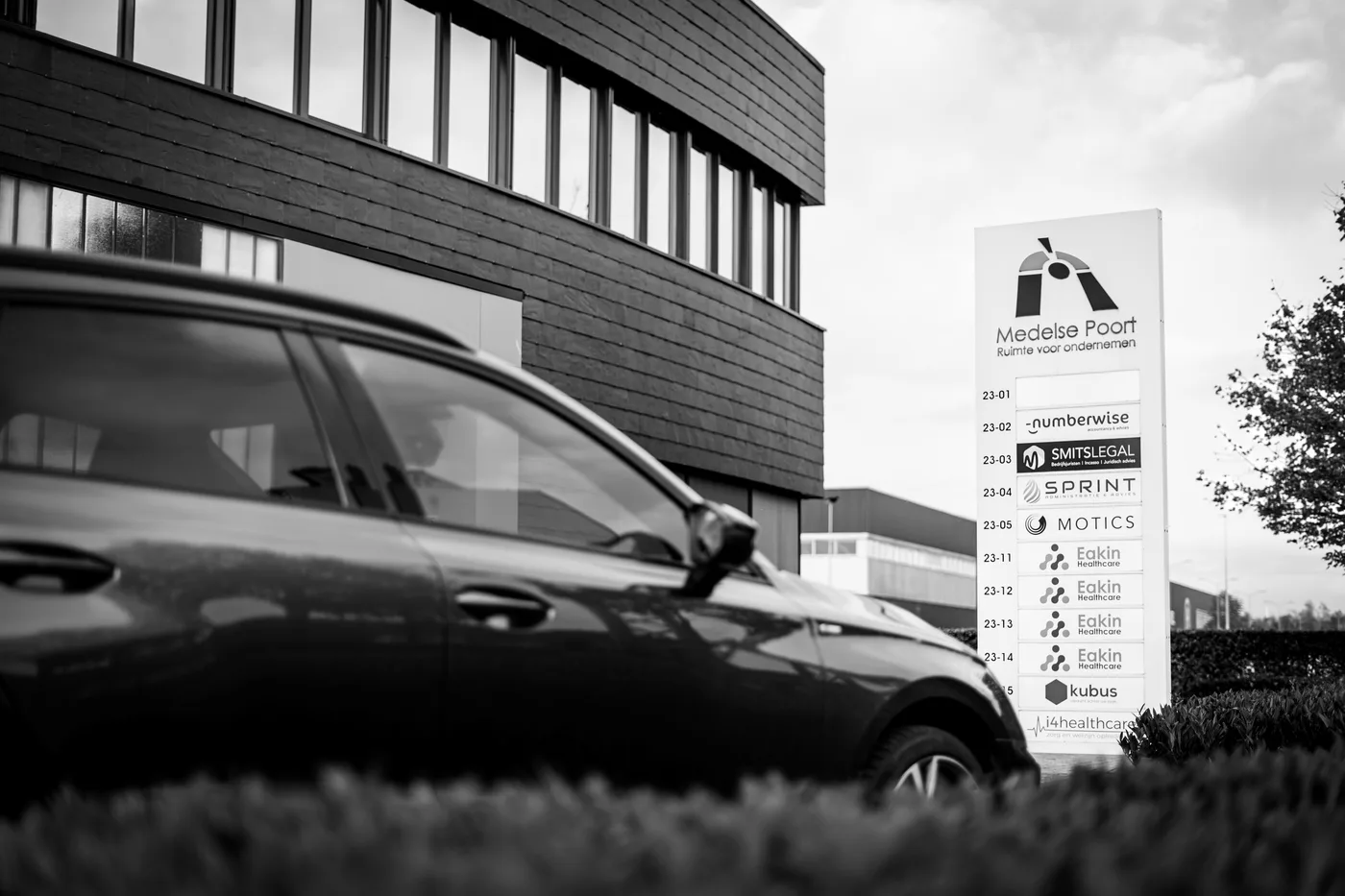 Het kantoorpand van Motics